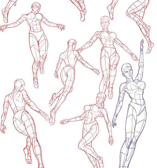 Pose Reference : Some more new figure drawing references from my...