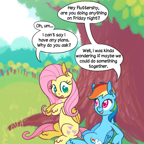 fluttershyreplies:  FlutterDash Prequel Trilogy Episode II: Attack of the Pones (Prologue) (Episode I) (Episode III coming April 21!)  EEEEOMGPOSTMORENAODIMMIT TWT <333 Stupid cliffhangers! I can’t wait that long! ;w;