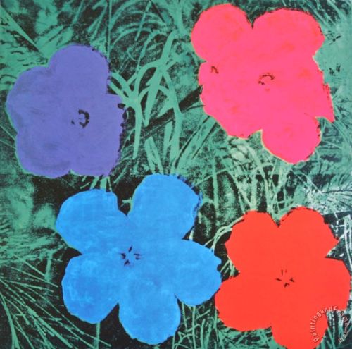 nobrashfestivity - Andy Warhol, Flowers, 1964-1967