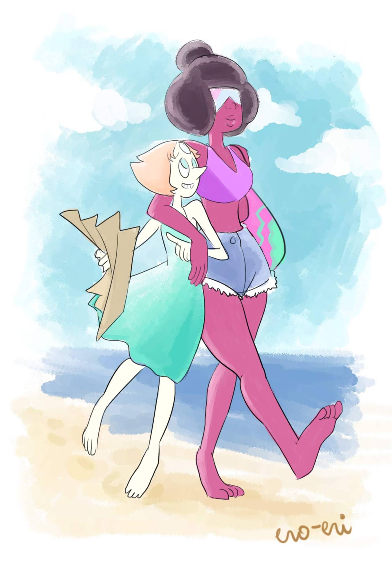 ero-eri:  First day! pearlnetbomb! The baes travel to brazil and P is a little lost.