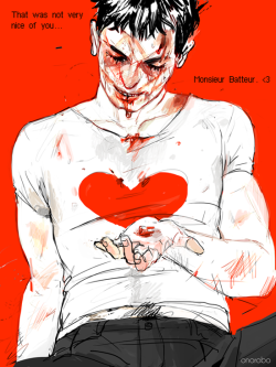 onorobo:  My Zacharie head canon.  Miaou  ~ &lt;3  Fffffuuuuck this is the most gorgeous Zacharie GOD, ONO