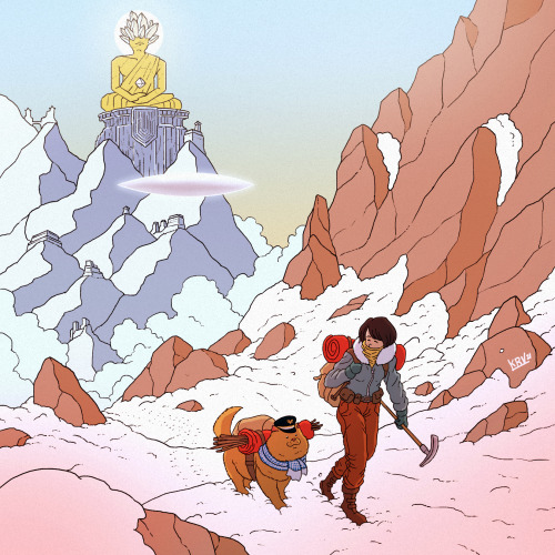 One more look and I forget everything. (2021).Riff on Tintin in Tibet(with apologies to herge and hi