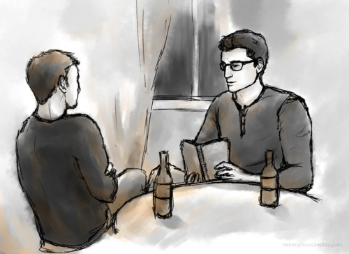 Im A Terrible, Terrible Sucker For Domestic Fluff (and Tomas With Glasses).I Mean They Must Have Had