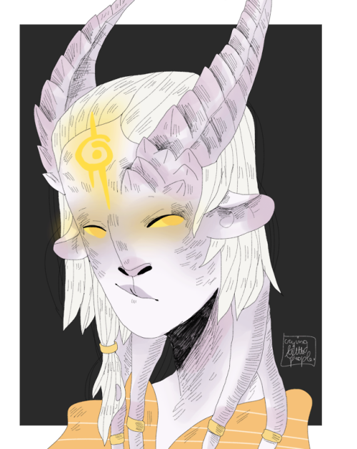 cryinglittlepeople: I unlocked Lightforged Draenei and made a mage, and a paladin! And I wanted to use it as an excuse to play around with making Draenei look like the actual goat aliens that they are. Plus wanted to give em some more personality. (do