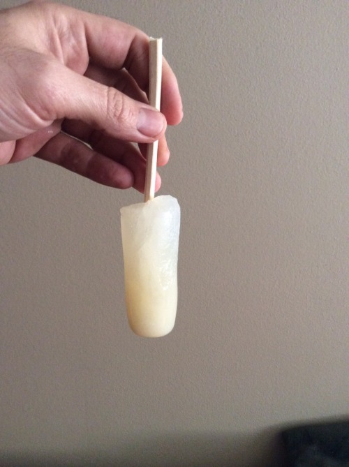 turn your shots into cum pops.   add a little sugar  and you are good to go