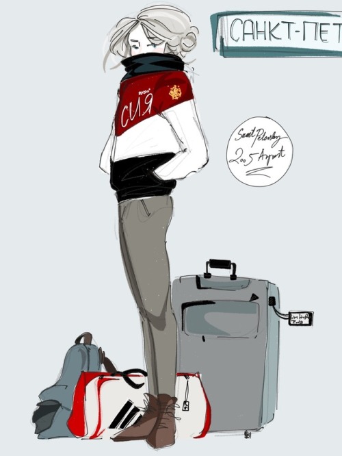 itspastelandsoft:Airports and junior skatersI can’t wait until 2019, i need young Viktor content rn