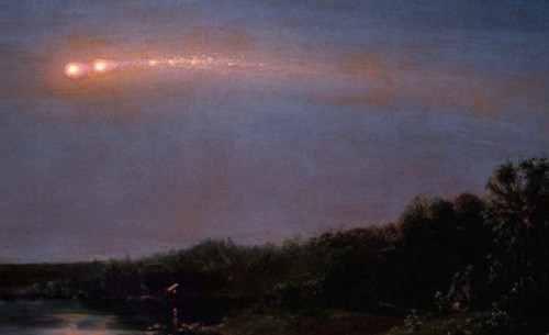 talkgentlytome:The Meteor of 1860, by Frederic Church