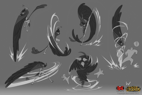 newmilky:  My contribution to the development of Xayah and Rakan champions for League of Legends. Th