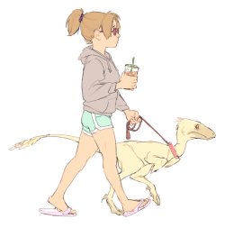 typette:  I wish we could have pet dinosaurs,