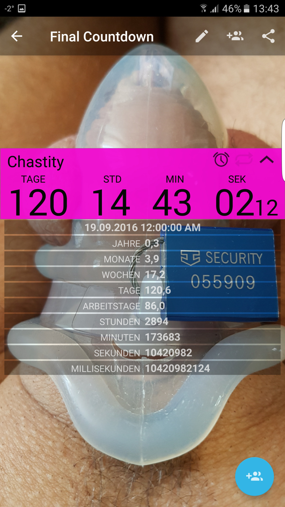 120 days locked-up!
