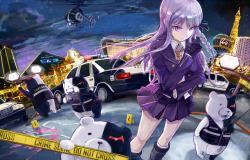 animexfavorites:  CRIME SCENE ☆ Danganronpa |