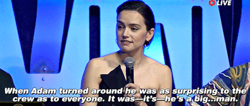 cody-fern:Daisy Ridley at SWCC 2019