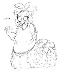 From A Skype Idea. A Cucumber Girl Who Vomits Up Her Guts When She Gets Nervous.