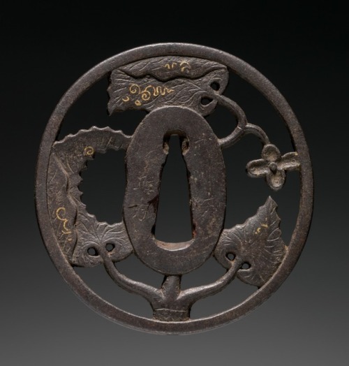 cma-japanese-art: Sword Guard, Masakata, second quarter of the 19th century, Cleveland Museum of Art