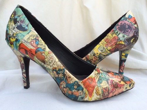 Marvel: $80Another variation that the Heroes and Heels shop on Etsy offers is the Marvel or DC optio