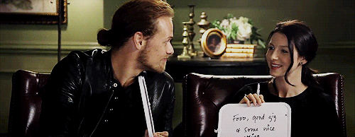 jamesandclairefraser:  What is Caitriona’s idea of a perfect date? 