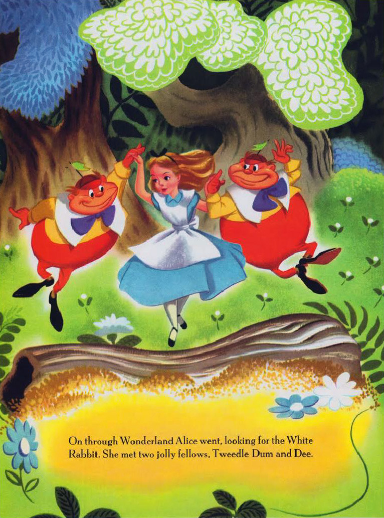 gameraboy:  She met two jolly fellows, Tweedle Dum and Dee…Alice in Wonderland