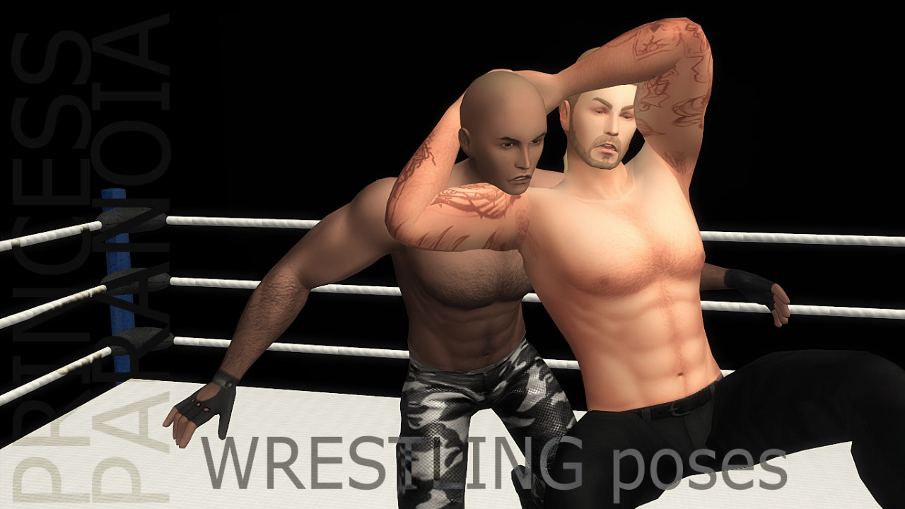 Pro Wrestling Poses for F4 3D Figure Assets LuckyStallion