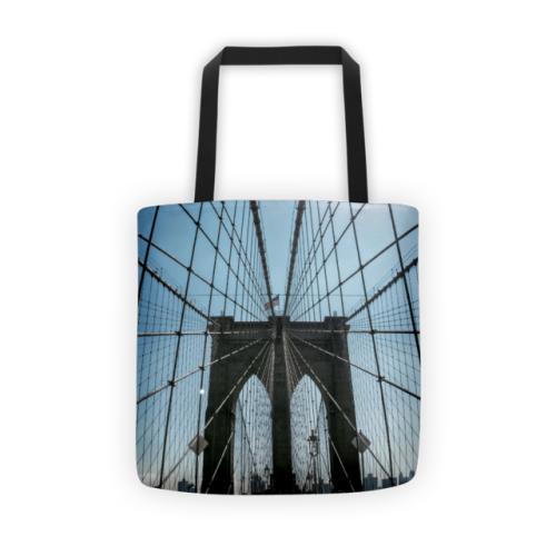 New design in the EVRD Shop!!! Brooklyn Bridge Tote Bag.