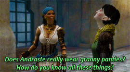 ayaofsiwas:gif request meme + hs yearbook themes: anonymous requested: dragon age + 11 ↳ best broman