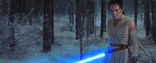 vivelareysistance:  rey wrecking kylo’s shit 