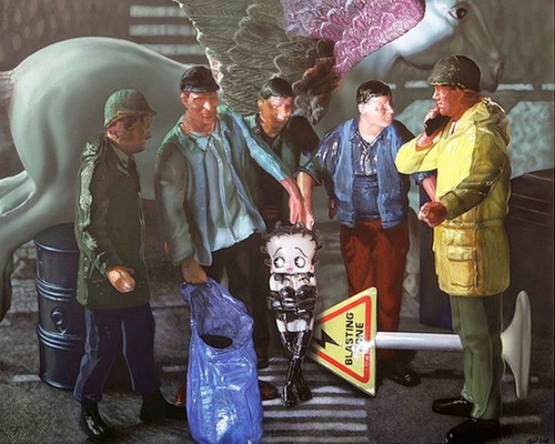 contemporaryartsgallery:  Blasting zone by Istvan Nyari