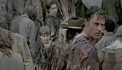 rickdaryl:  Listen, people are still alive in there. We’re still here. Our friends are in there, people who care about you. My pregnant wife. You just want to run away, be afraid, forget about this? Just go. But that’s how you lose people. Even after