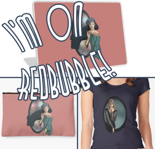 I’m on Redbubble! I have some of my Visual Librarian pieces up in the shop and I’ll be p