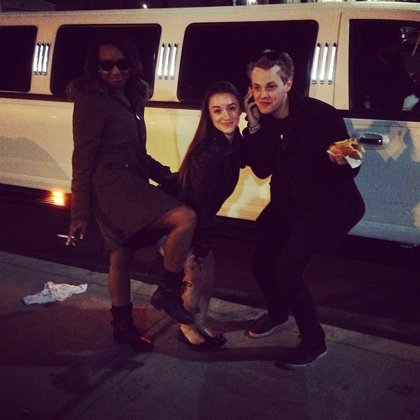 Limo ride &hellip; Hm I think so :) @sheedaabest #mikel #limo #guv #downtown