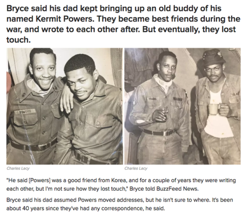 buzzfeed:Thousands Of Strangers Helped This Teen Track Down His Dad’s War Buddy From 40 Years Ago