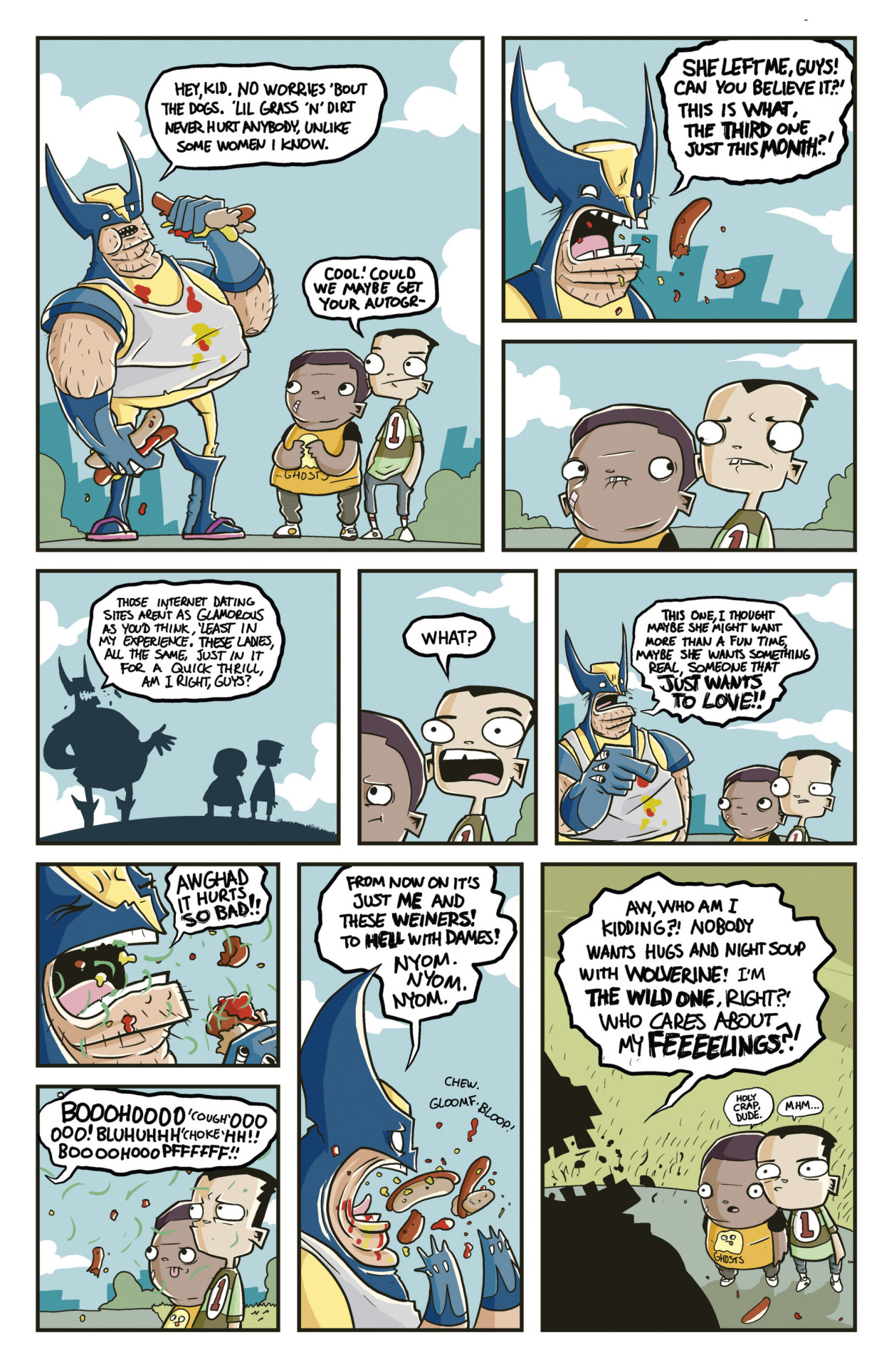 Meanwhile&hellip;in the Park!!by Jhonen Vasquez &amp; Rikki SimmonsJhonen
