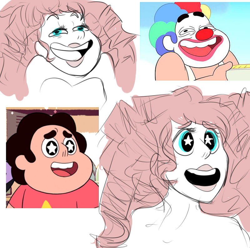 tixtoxtoe:  I really wanted to draw Rose making steven expressions because what if