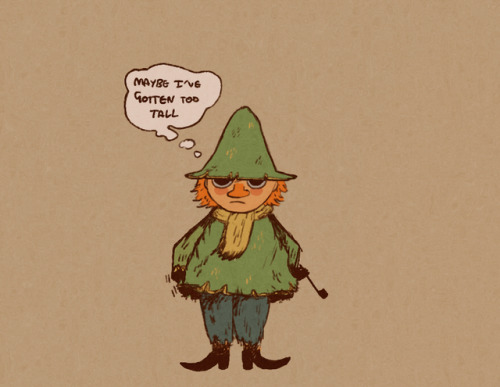 keatulie:backstory for where snufkin gets his patchwork dress seen my other art haha