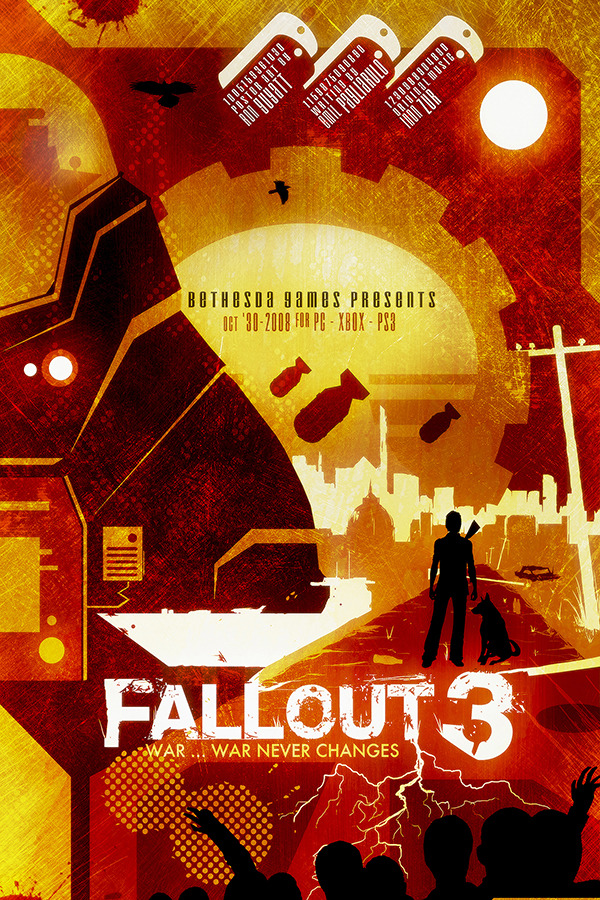 fabledcreative: Fallout by Fabled CreativeHappy 20th Anniversary to the Fallout Series!
