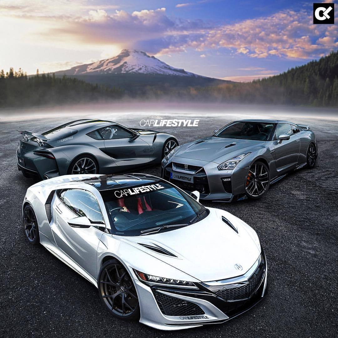 Carlifestyle Pick One Ft 1 Vs Nsx Vs Gtr Design By