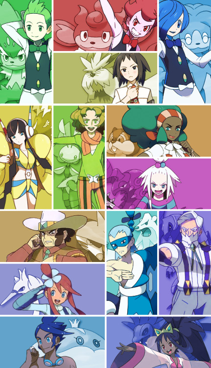 XXX gaspershut:  Pokemon Gym Leaders - with Signature photo