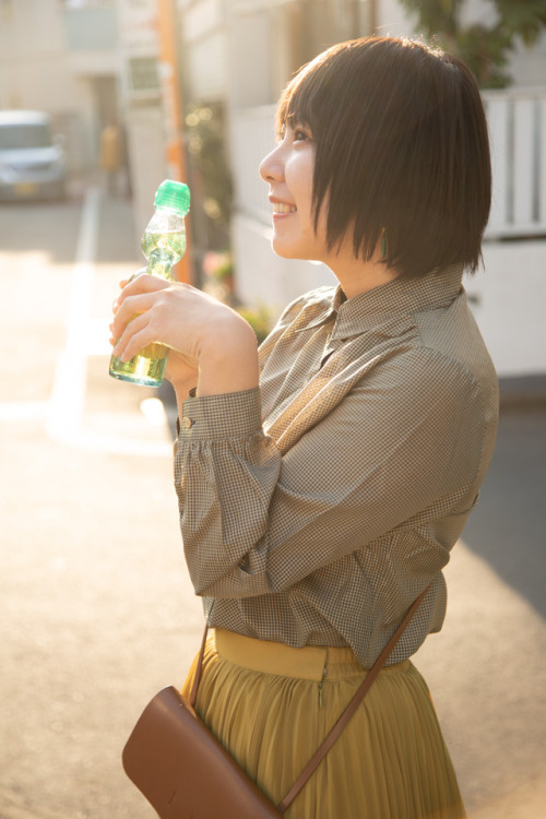  title:こなみん♥世田谷線＜西太子堂駅編＞(Konamin loves Setagaya-line<Nishitaishido station edition>)model:佐野小波