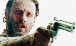 Rick + pointing gun