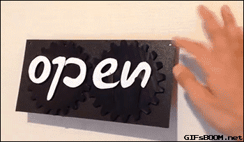 gifsboom:  Revolutionary Sign Board. [video]