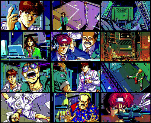 videogamesdensetsu: J·E·S·U·S II / ジーザスII (PC-8801 - Enix - 1991)Artists:The credits are not very clear (”artwork” is sometimes used for in-game illustrations) but it seems that  Shintarō Majima  was the main graphic designer. Shintarō