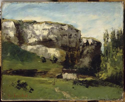 Landscape of Franche Comté, Gustave Courbet