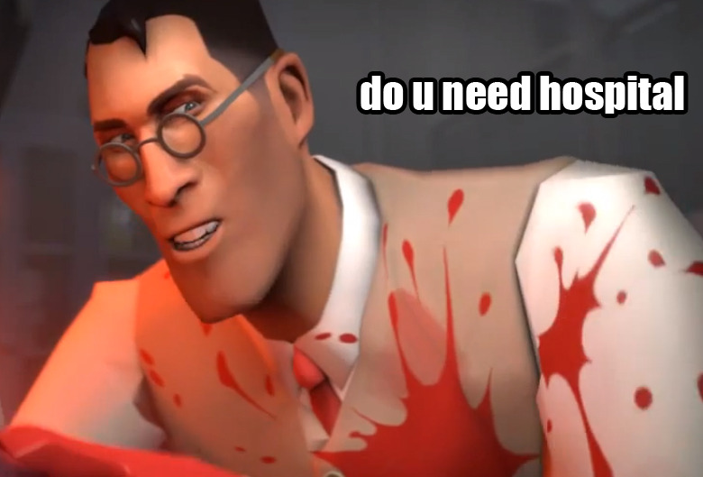 catbountry:  catcard:  The story of Meet the Medic’s frame-by-frame reaction faces