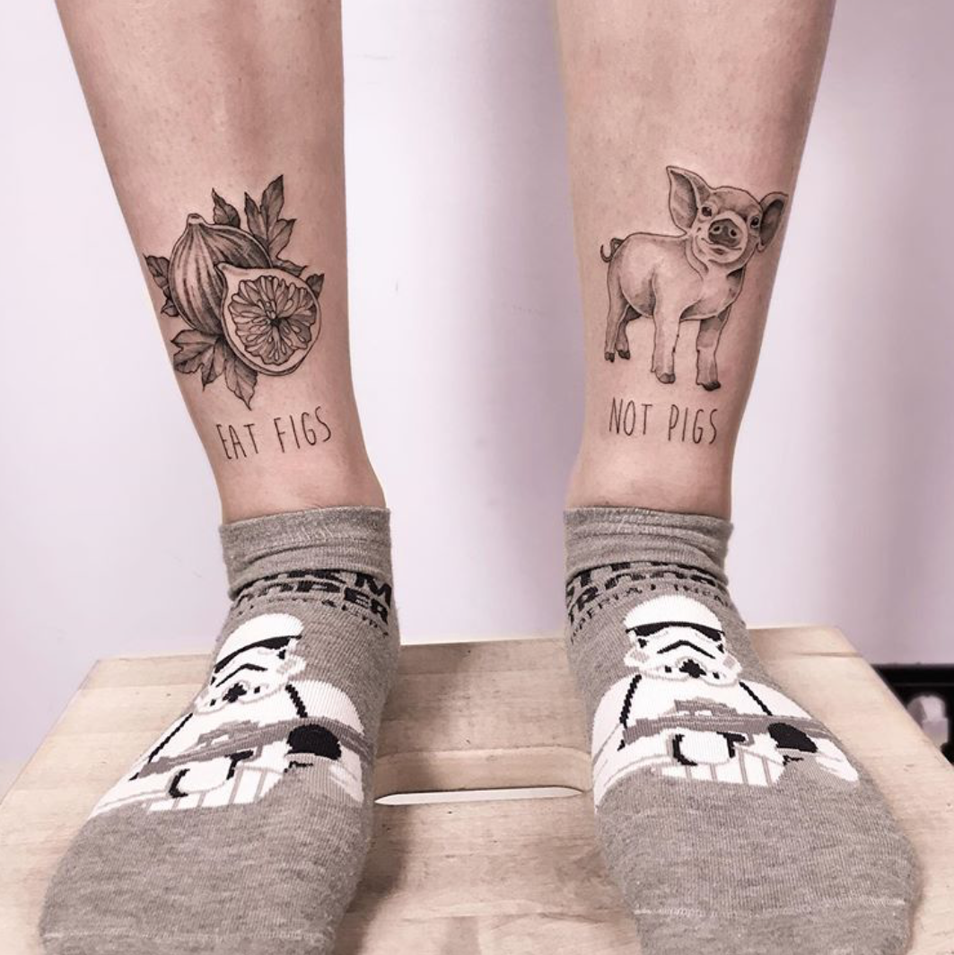 16 vegan tattoo designs that prove vegan is for life