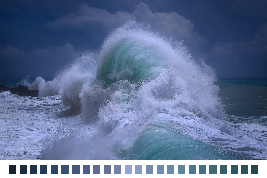 naturalpalettes:       Giovanni Allievi  - Rough sea