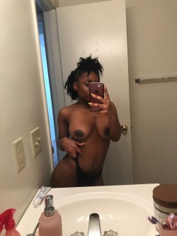 msamour:  High showers are the best 😍 My baby locs look crazy 😭