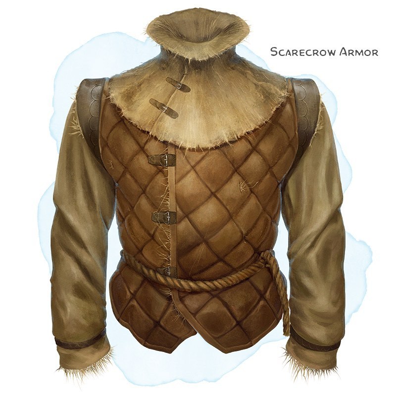 The Griffon's Saddlebag — 🛡 𝗡𝗲𝘄 𝗶𝘁𝗲𝗺! Scarecrow Armor Armor (padded),  very