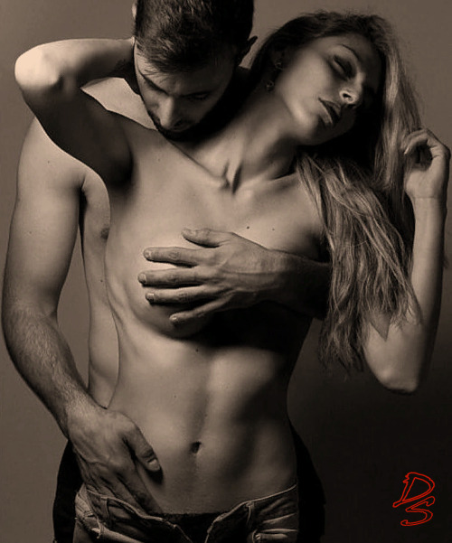 dark-strangers-art: He held his hand against her chest Whispered softly in her ear:“I just wan