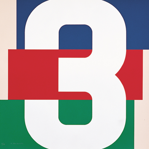 Anton Stankowski, Numbers, 1970s. More to see; Edition Domberger. The artwork was done as a project 