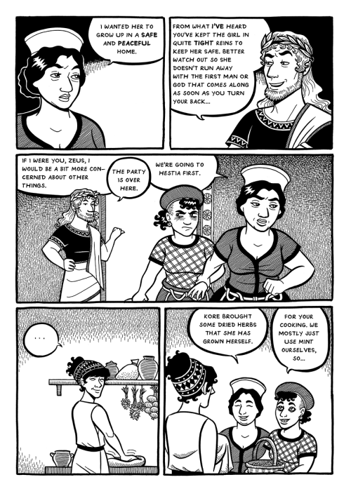 theia-mania-comics: The Family Party 048 Yeah, we all know that Demeter can be quite overprotective,