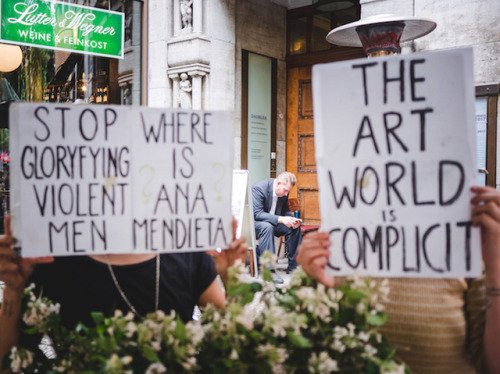 Stop Glorifying Violent Men Where is Ana Mendieta? The Art World is Complicit Image taken from: http